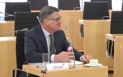 Ministerpräsident Rhein als Zeuge im Lübcke-Untersuchungsausschuss