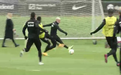 Vor dem Pokalderby Eintracht Frankfurt gegen Darmstadt 98
