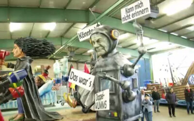 Motivwagen für Rosenmontagszug vorgestellt