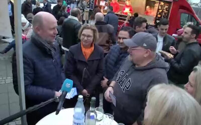 Vor der Frankfurt-Wahl: Becker und Josef werben um Stimmen