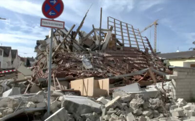 Wohnhaus in Heidesheim explodiert
