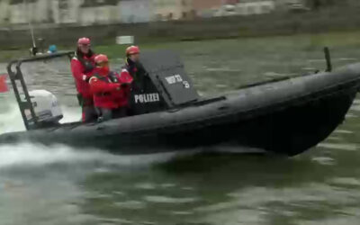Übung der Wasserschutzpolizei