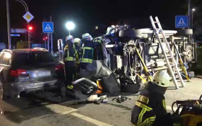 Transporterunfall in Neuwied