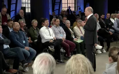 Bundeskanzler Olaf Scholz besucht Koblenz