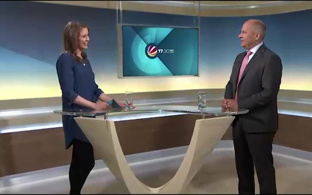 Im Studio: Hessens Justizminister Roman Poseck