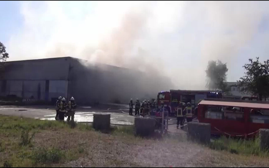 Großbrand in Bitburg