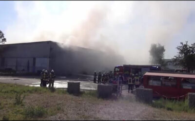 Großbrand in Bitburg