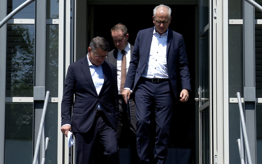 Kabinett tagt auf dem Hessentag