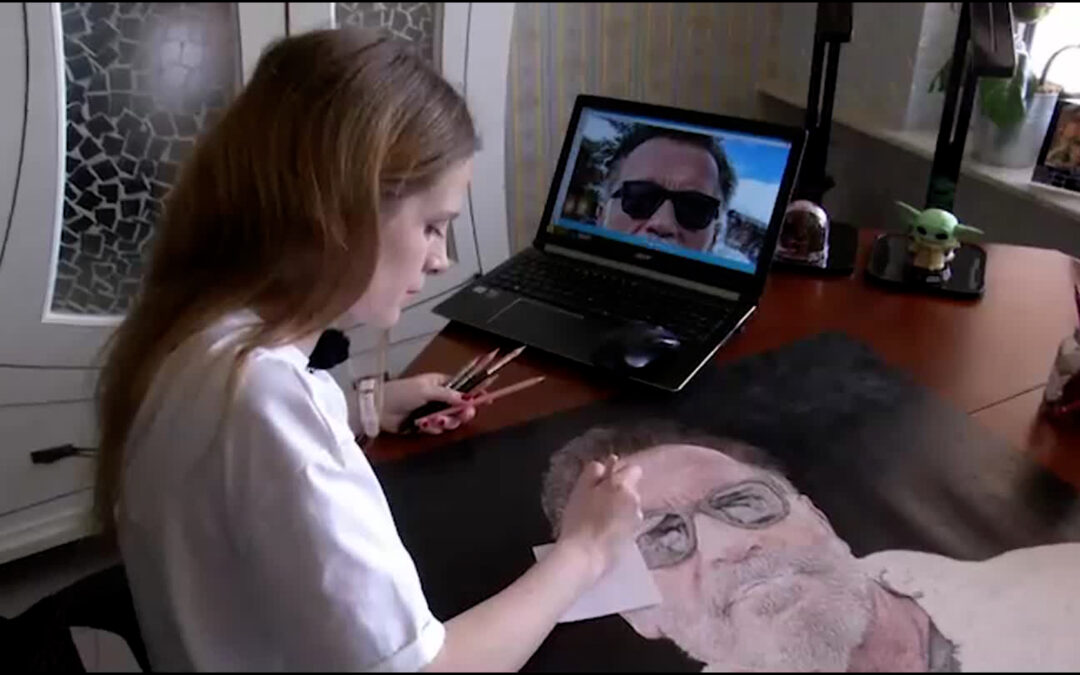 Warum Silvia Schmitt für Arnold Schwarzenegger malt