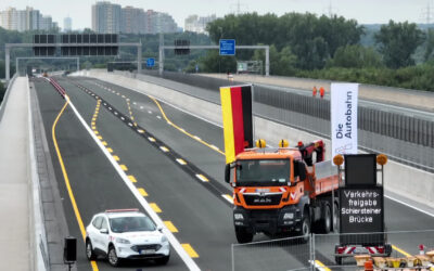 Freie Fahrt auf der Schiersteiner Brücke
