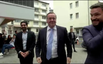 Verteidigungsminister Pistorius zu Gast in Frankfurt