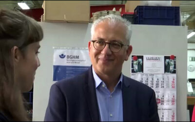 Al-Wazir besucht innovative Unternehmen
