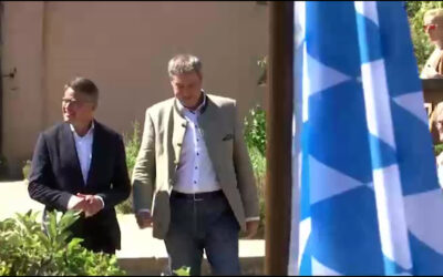 Boris Rhein trifft Markus Söder in Seligenstadt