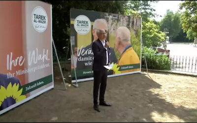 Grüne stellen Wahlplakate vor