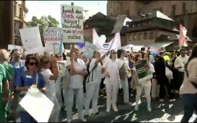 Demonstrationen gegen das Kliniksterben