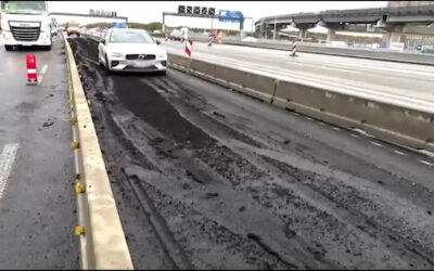 Klärschlamm auf der A3