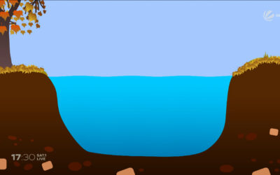 Bakterien gegen Schlamm – Erklärgrafik