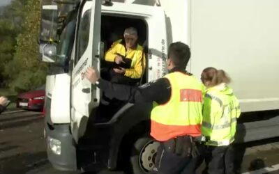 Großkontrolle der Polizei