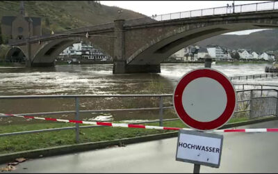 Hochwasser an der Mosel