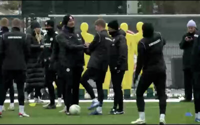 DFB-Pokal: Eintracht vor dem Spiel in Saarbrücken