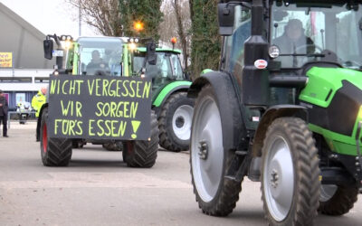 Massive Bauernproteste in Hessen und Rheinland-Pfalz