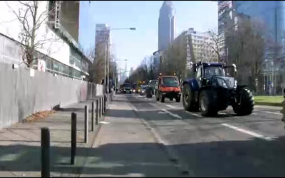 Bauernprotest in Frankfurt