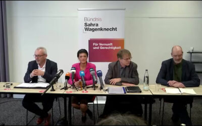 Bündnis Sahra Wagenknecht stellt sich vor
