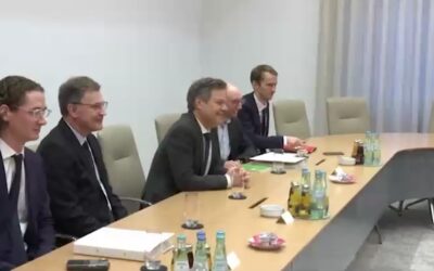 Bundeswirtschaftsminister Habeck besucht Mainz