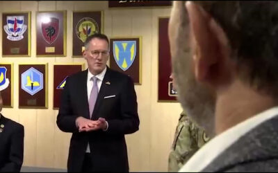Innenminister Ebling besucht US-Militärgemeinde Baumholder