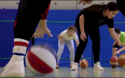 Sportunterricht mit den Harlem Globetrotters
