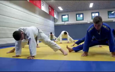 Ukrainische Judoka trainieren in Wiesbaden