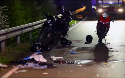 Tote bei Motorradunfällen