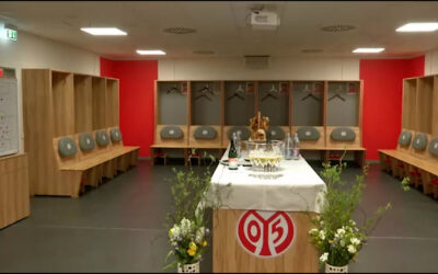Heiraten in der Heimkabine von Mainz 05