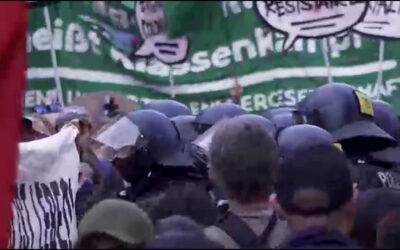 1. Mai-Demonstration in Frankfurt