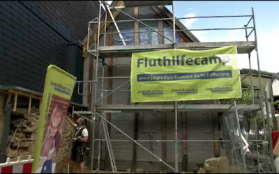 Fluthilfecamp für Denkmalschutz im Ahrtal