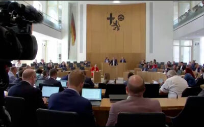 Debatte über Hochwasserschutz im Landtag