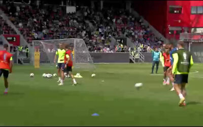 Ukrainische Mannschaft trainiert in Wiesbaden
