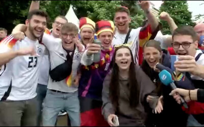 Stimmung vor dem EM-Spiel Deutschland-Ungarn