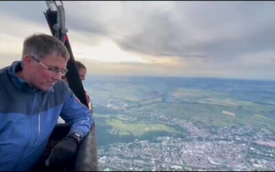 Hoch hinaus: Ballonfahrer Sven Göhler