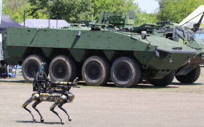 Leistungsschau der Militärroboter