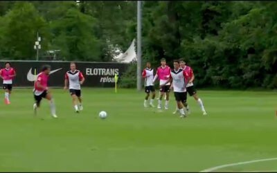 Eintracht Frankfurt beginnt mit dem Training