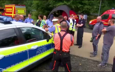 Weltkriegsbombe am Niederwalddenkmal