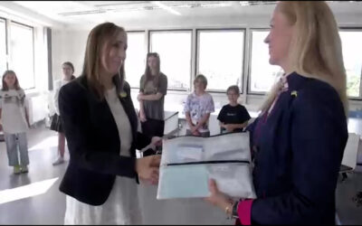 Landtagspräsidentin besucht Ukraine-Zentrum