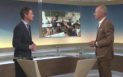 Zu Gast im Studio: Hessens Bildungsminister Armin Schwarz