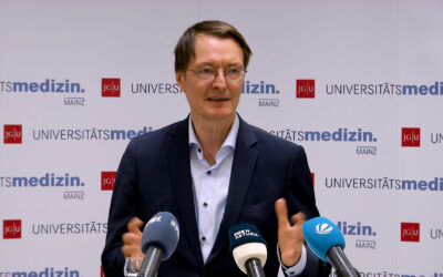 Bundesgesundheitsminister Lauterbach besucht Universitätsmedizin Mainz