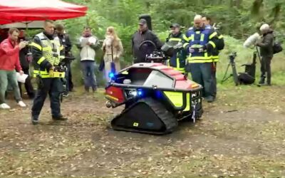 Feuerwehr Hanau stellt neuen Löschroboter vor