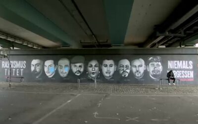 Graffiti für Hanau-Opfer verunstaltet