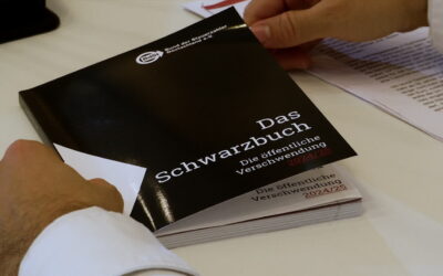 Steuerzahlerbund stellt Schwarzbuch vor