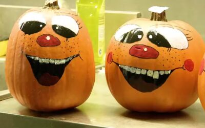 Kürbisschnitzen für Halloween