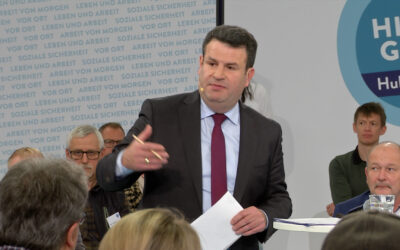 Arbeitsminister Heil im Bürgerdialog